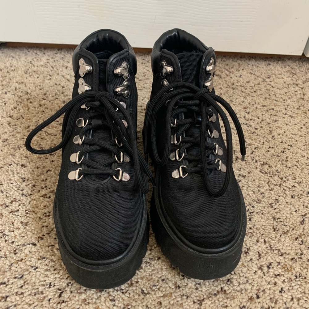 Steve Madden Platform Ankle Boots - Picture 2 of 6
